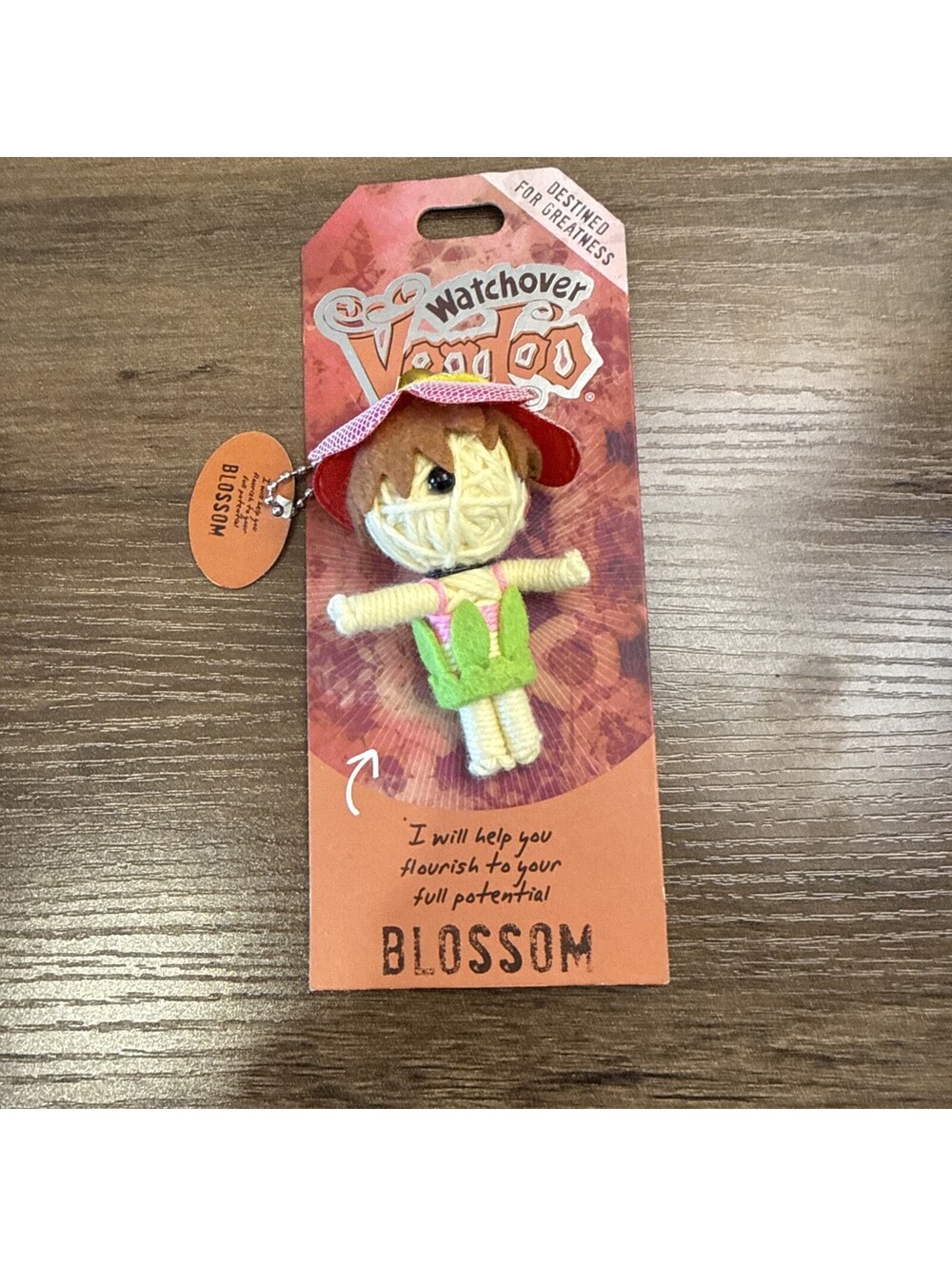 Voodoo Watch over Doll Keychain “Blossom”
